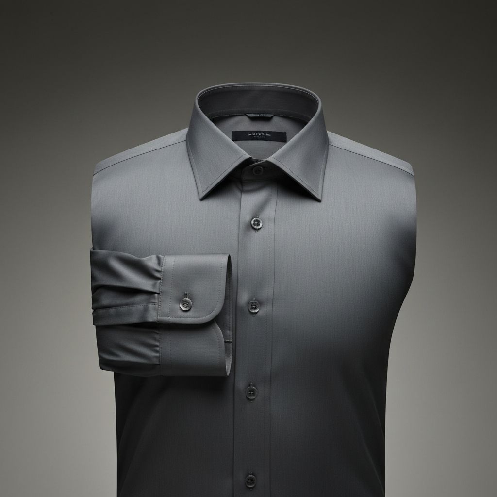 Charcoal Grey Formal Shirt